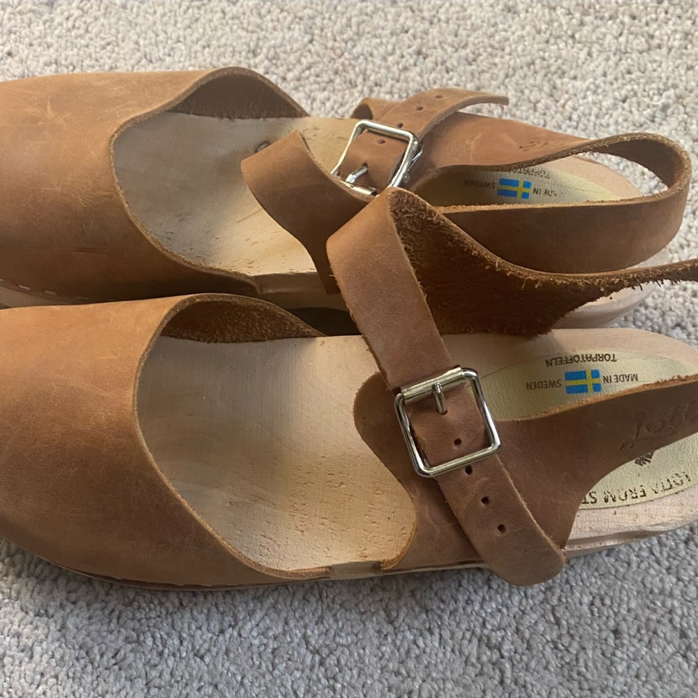 Lotta from Stockholm slingback low heeled clog